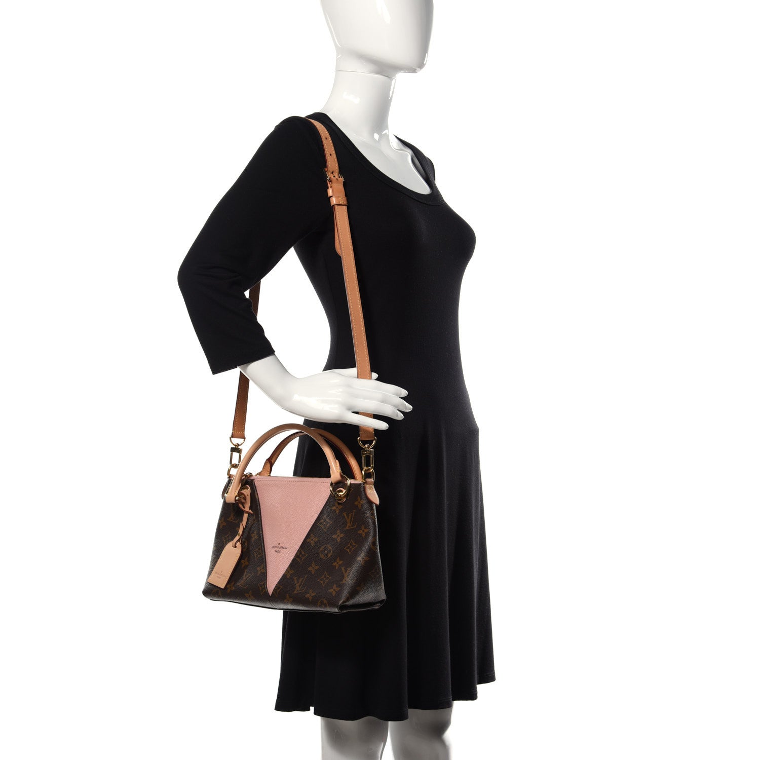 Louis Vuitton Monogram V Tote BB Rose Poudre 2 of 26