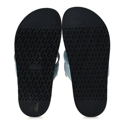 Hermes Nappa Extra Sandals 37.5 Bleu Jean 37.5 Bleu Jean 7 of 13