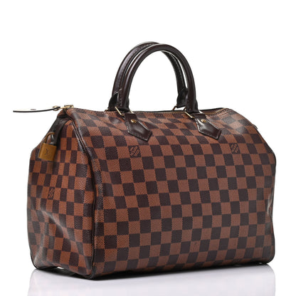 Louis Vuitton Damier Ebene Speedy 30 2 of 10