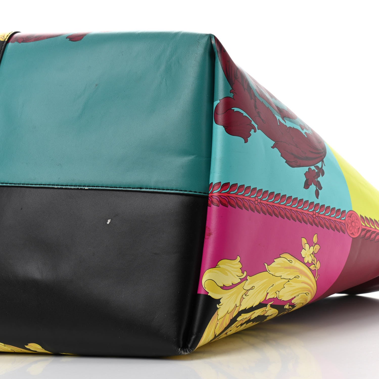 Versace Calfskin Voyage Barocco Print Tote Bag Multicolor 10 of 15