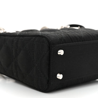 Christian Dior Satin Cannage Mini Lady Dior Black 9 of 11