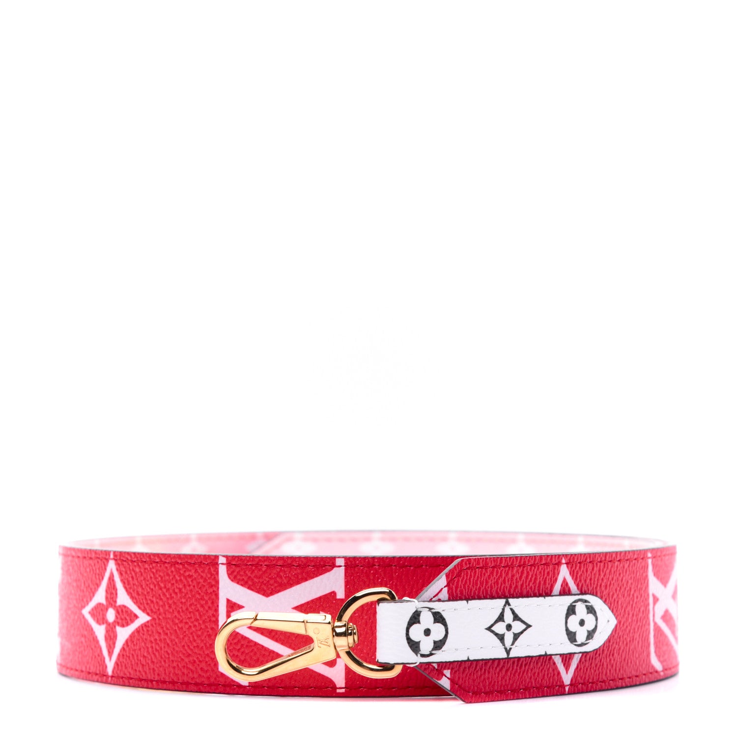 Louis Vuitton Monogram Giant Bandouliere Shoulder Strap Rouge 1 of 5
