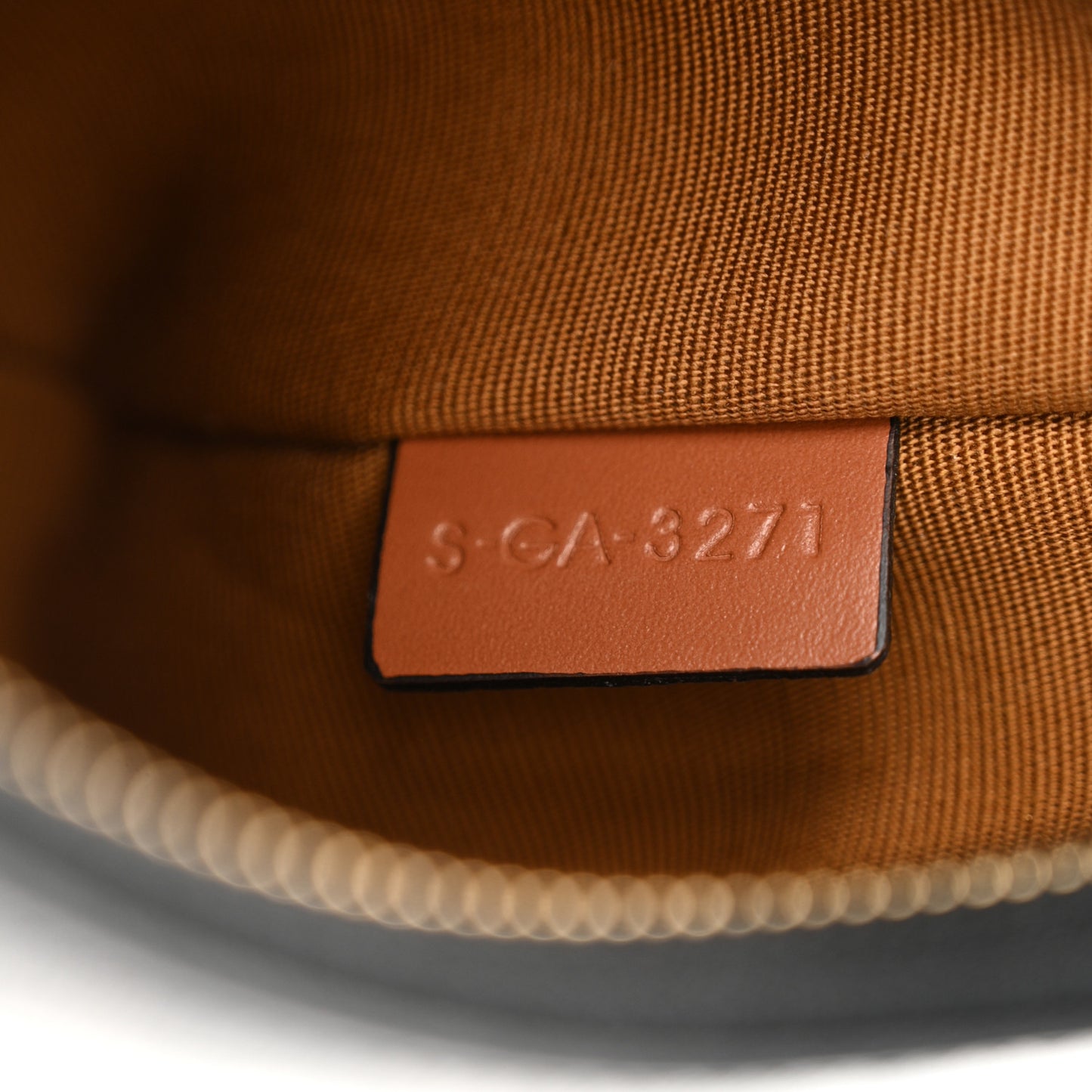 Triomphe Canvas Calfskin Ava Shoulder Bag Tan