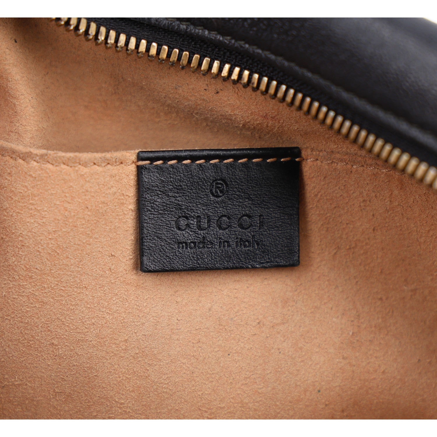 Gucci Calfskin Matelasse Small GG Marmont Chain Shoulder Bag Black 6 of 10