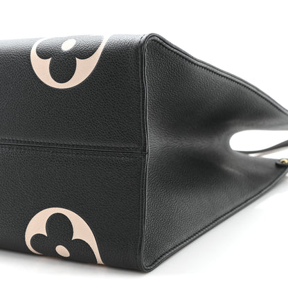 Louis Vuitton Empreinte Monogram Giant Onthego GM Black Beige 9 of 9