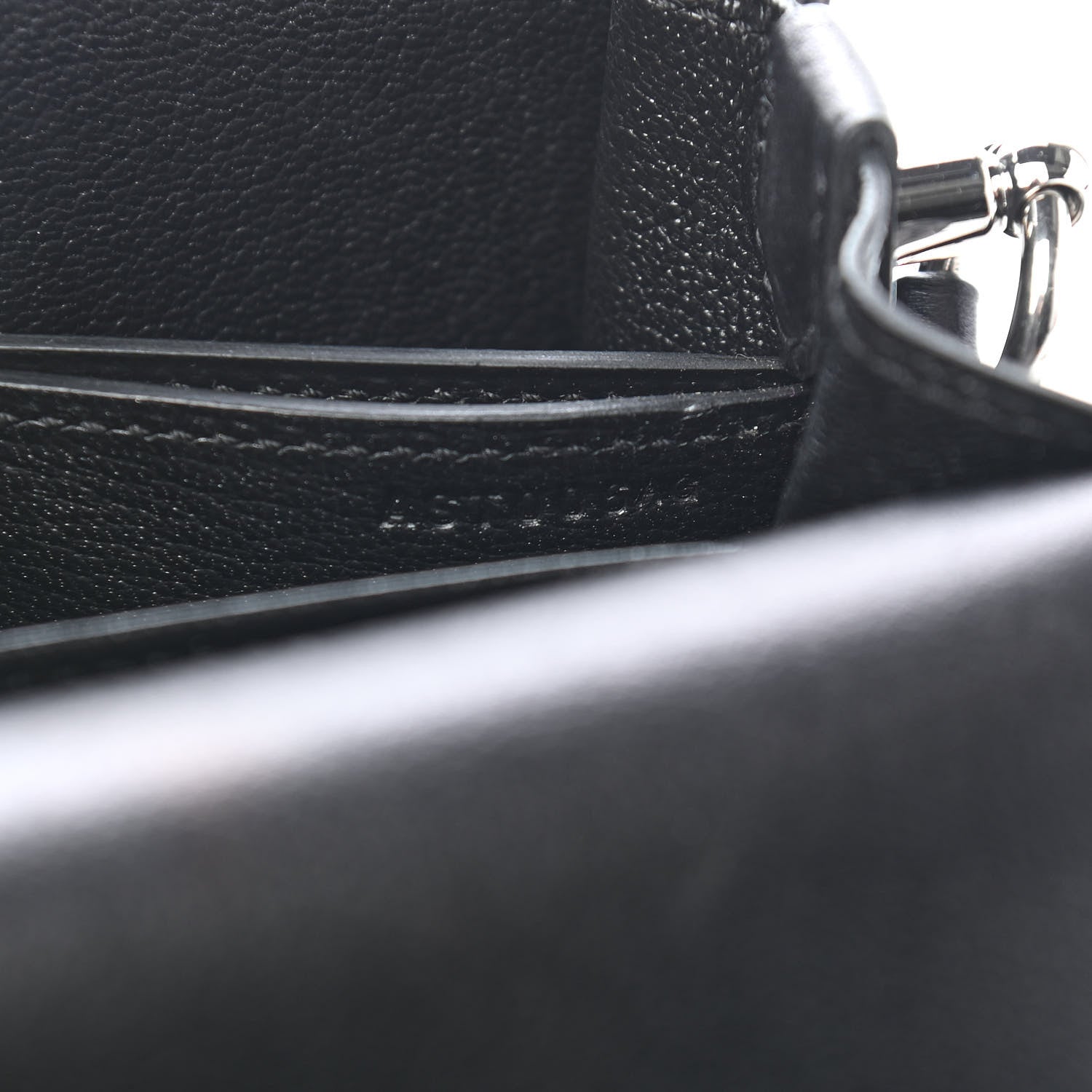 Hermes Evergrain Mini Sac Roulis Black 7 of 14