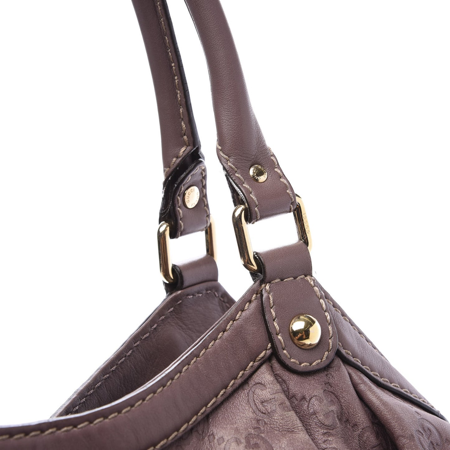 Guccissima Large Sukey Tote Mauve
