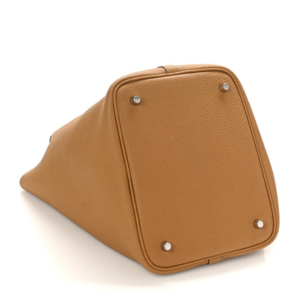 Hermes Taurillon Clemence Picotin Lock 22 MM Biscuit 4 of 8