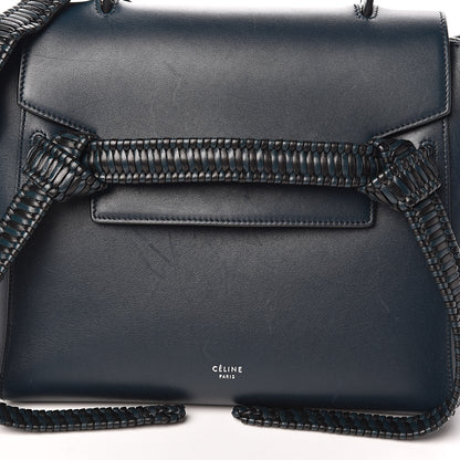 Celine Smooth Calfskin Micro Bi-Color Braided Belt Bag Dark Sea 14 of 14