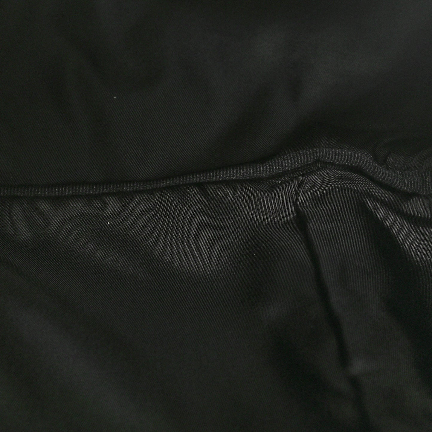 Nylon Metal Triple Pocket Belt Bag Black