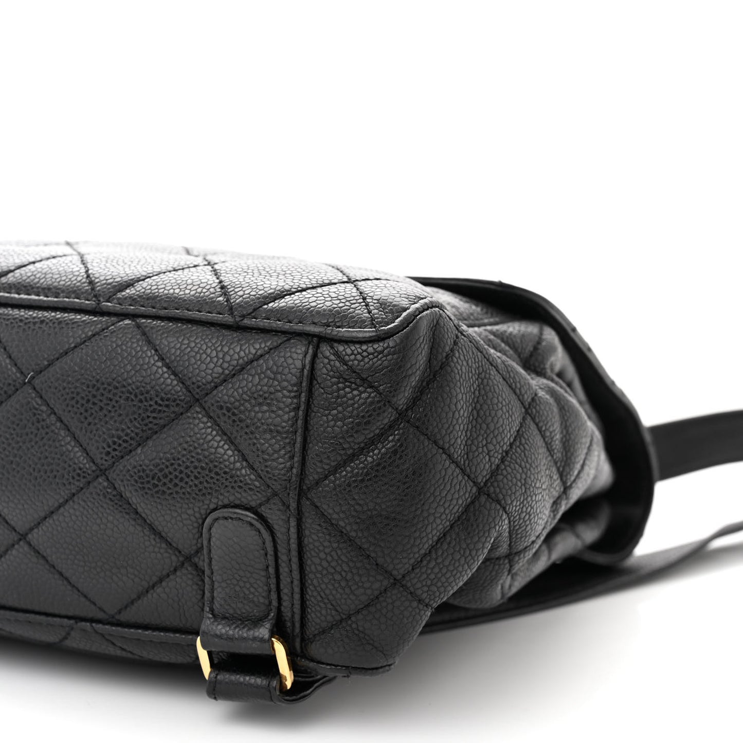 Caviar Quilted Backpack Black
