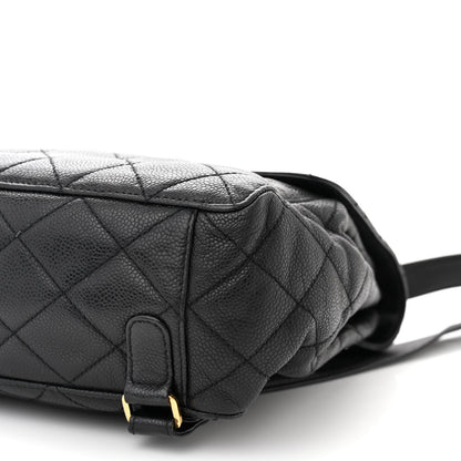 Chanel Caviar Quilted Backpack Black 10 of 12