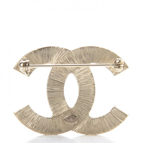 Chanel Iridescent CC Brooch Gold 3 of 7