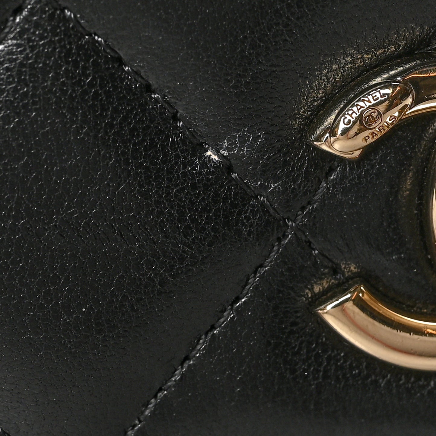 Lambskin Quilted Mini Trendy CC Chain Wallet Black
