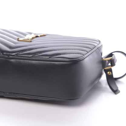 Saint Laurent Calfskin Matelasse Monogram Lou Camera Bag Black 8 of 9