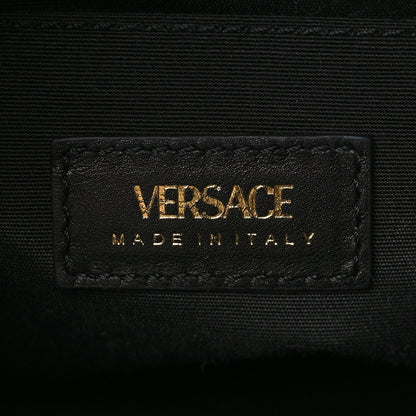 Versace Calfskin Quilted Medusa Backpack Black 6 of 10