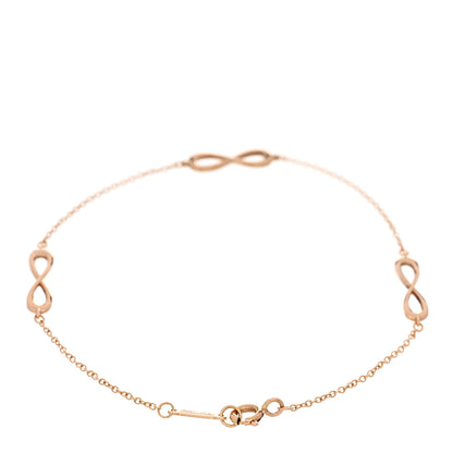 Tiffany 18K Rose Gold Infinity Endless Bracelet 2 of 3