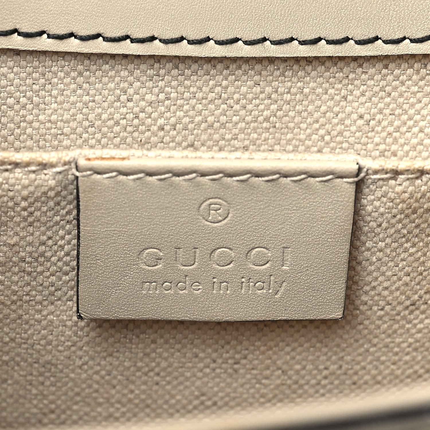 Gucci Monogram Margaux Calfskin Medium Emily Chain Shoulder Bag Beige Ebony Mystic White 6 of 14