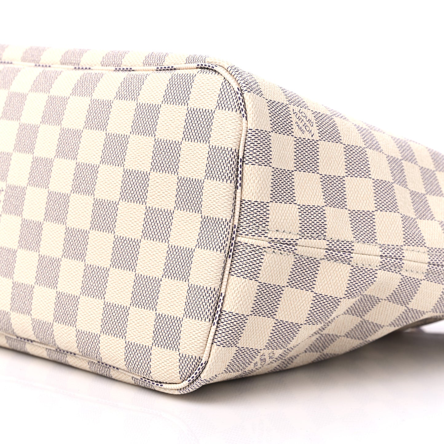 Damier Azur Neo Neverfull MM Rose Ballerine