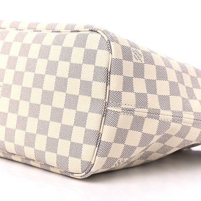 Louis Vuitton Damier Azur Neo Neverfull MM Rose Ballerine 9 of 11