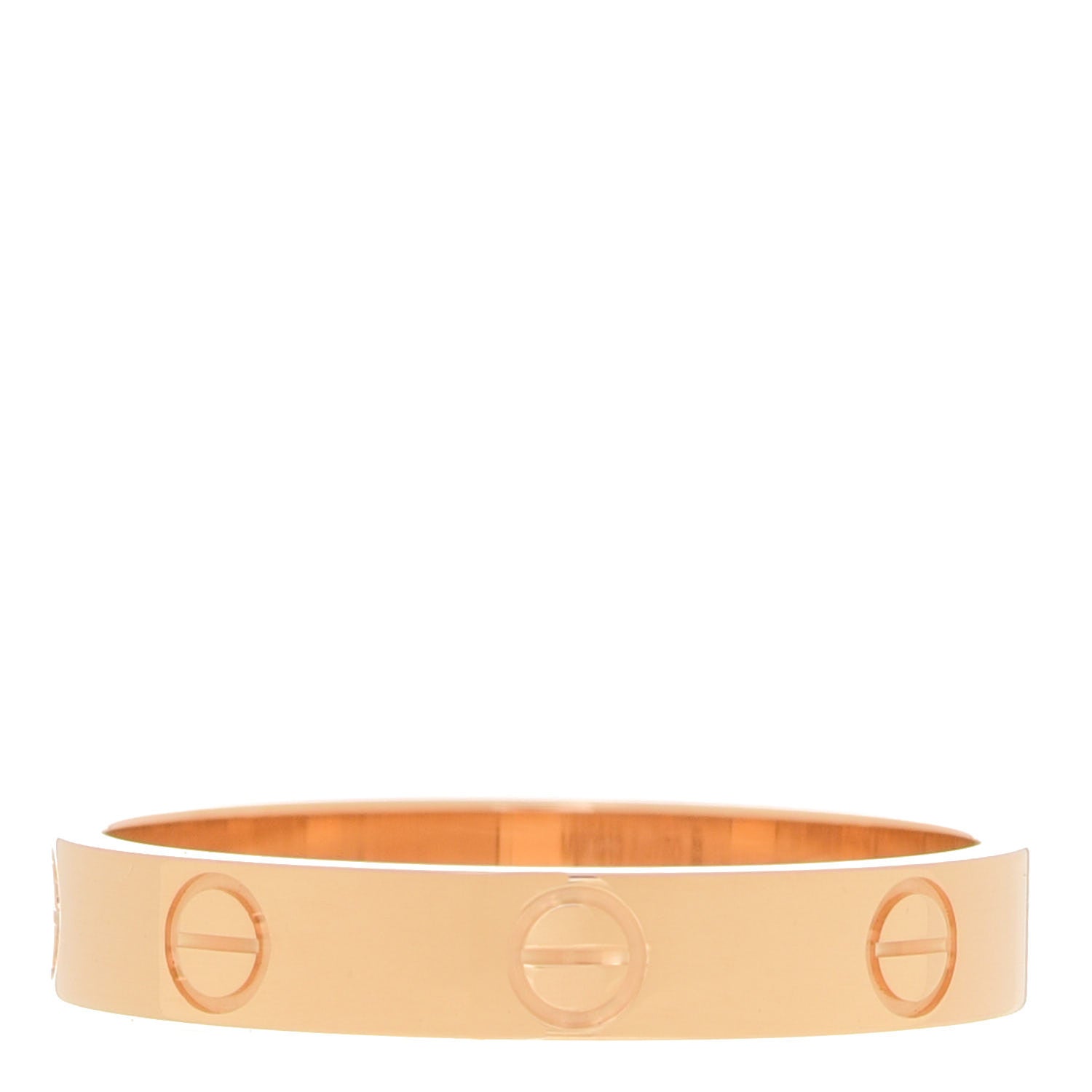 Cartier 18K Yellow Gold 3.5mm LOVE Wedding Band Ring 58 8.25 3 of 5