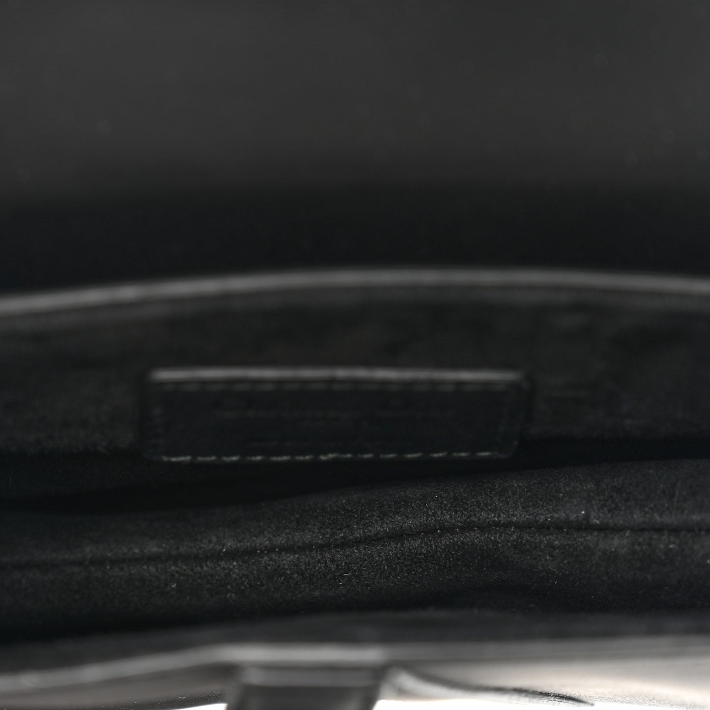 Ultra Matte Calfskin Mini Saddle Bag Black