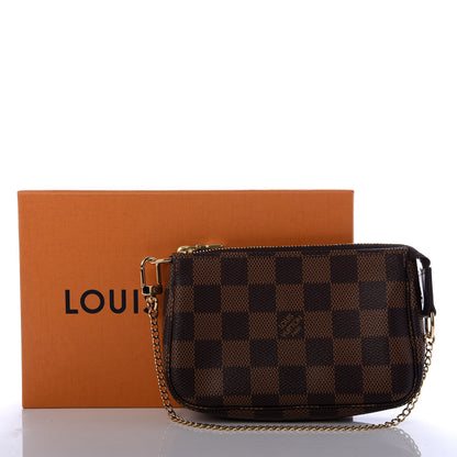 Louis Vuitton Damier Ebene Mini Pochette Accessories 8 of 8