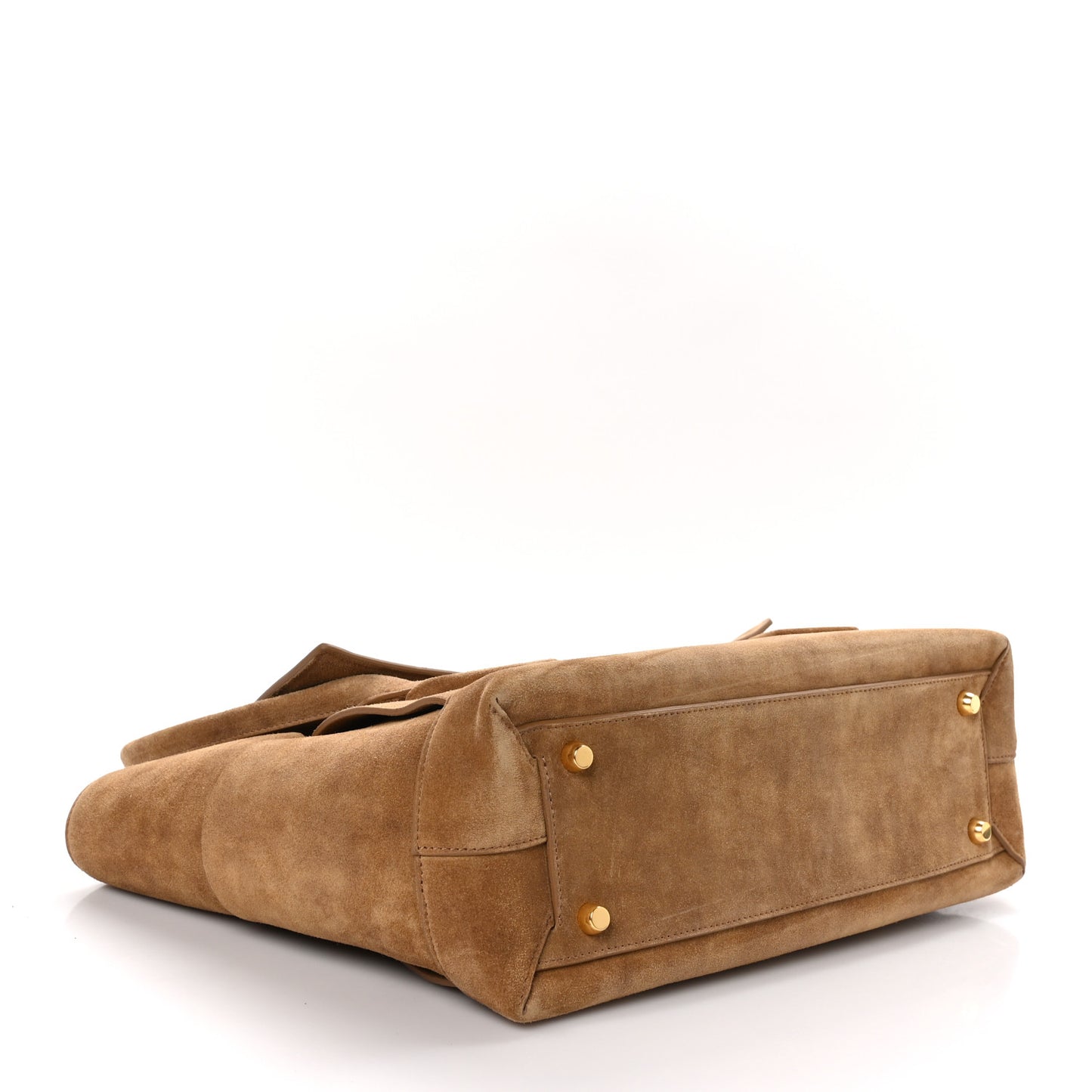 Suede Maxi Intrecciato Medium Arco Acorn