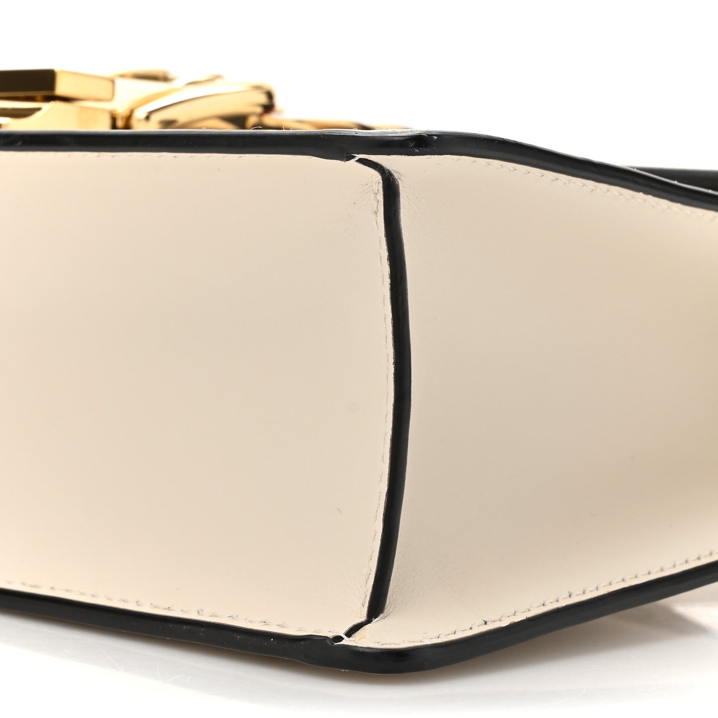 Calfskin Small Sylvie Shoulder Bag Off White