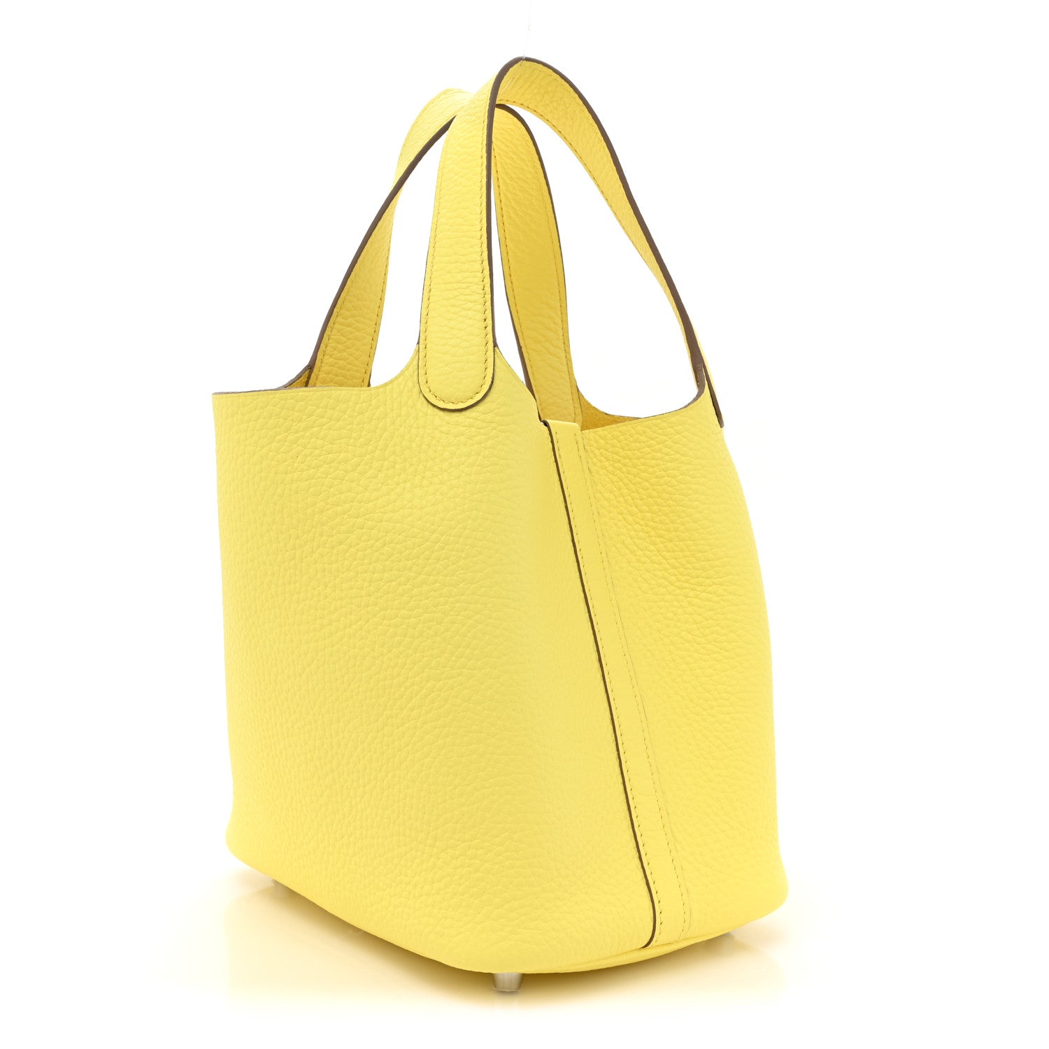 Hermes Taurillon Clemence Picotin Lock 18 PM Limoncello 3 of 10