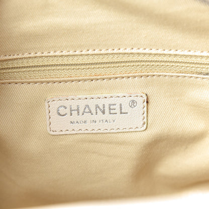 Chanel Goatskin Square Stitch Essential Bowler Beige 8 of 11