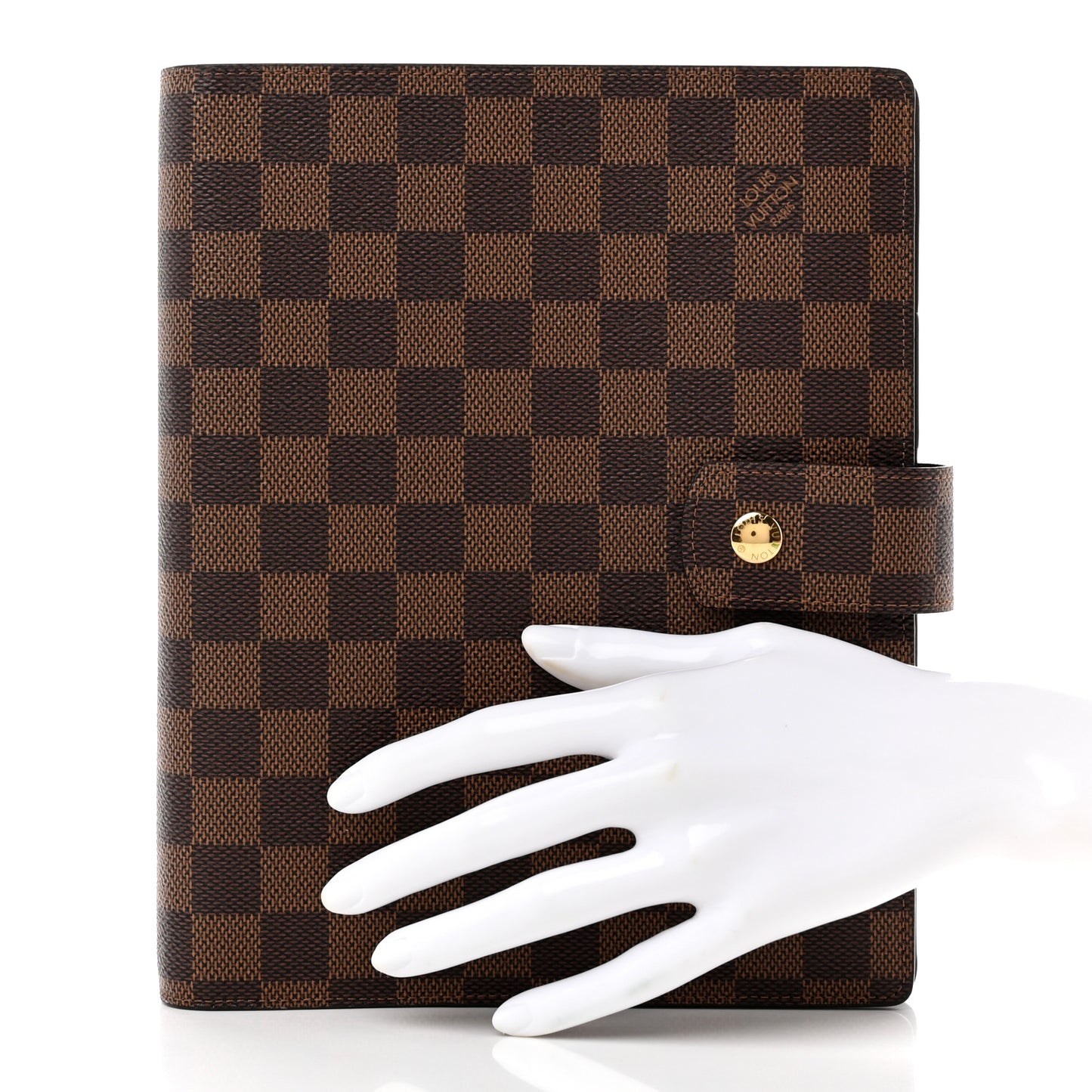 Damier Ebene Large Ring Agenda Cover