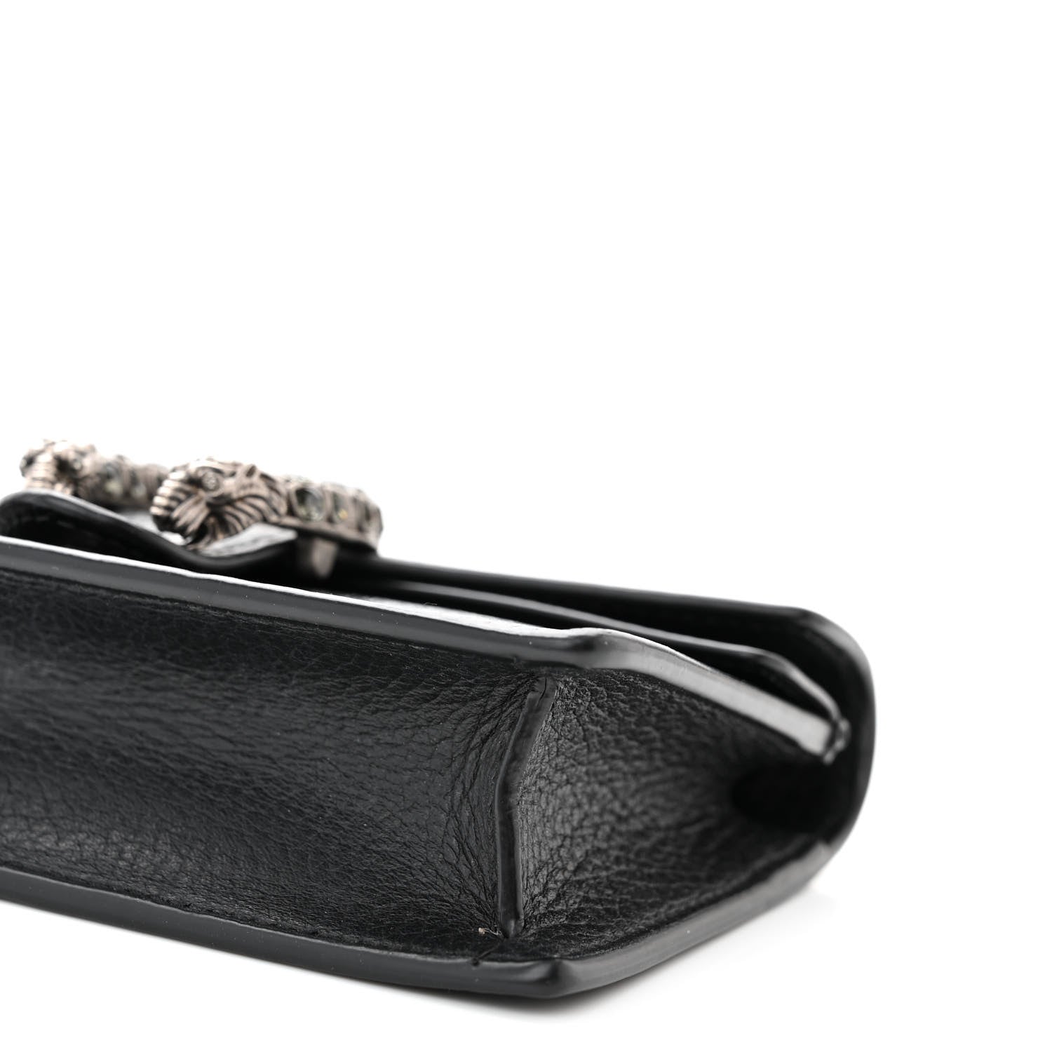 Gucci Calfskin Super Mini Dionysus Shoulder Bag Black 9 of 10