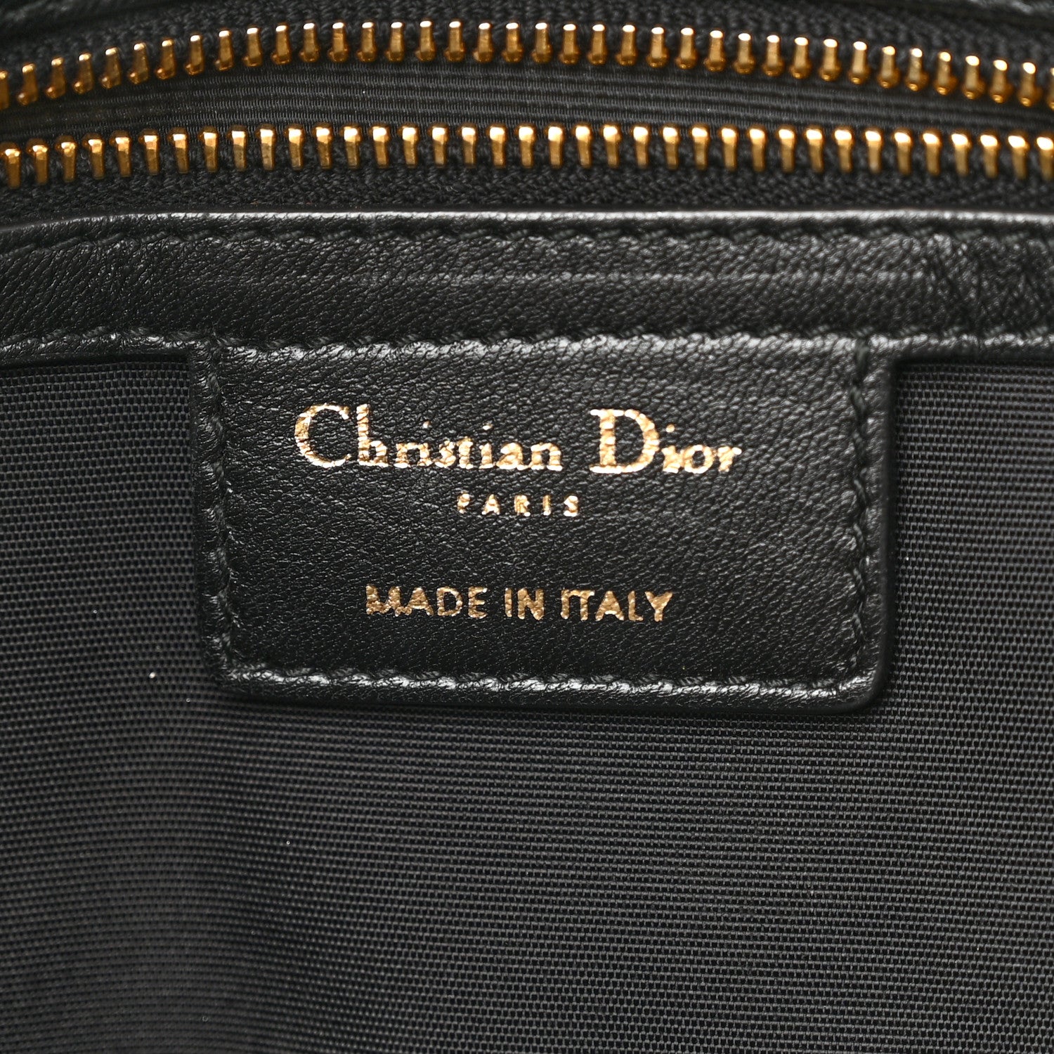 Christian Dior Lambskin Cannage Large Dior Soft Shopping Tote Black 5 of 9