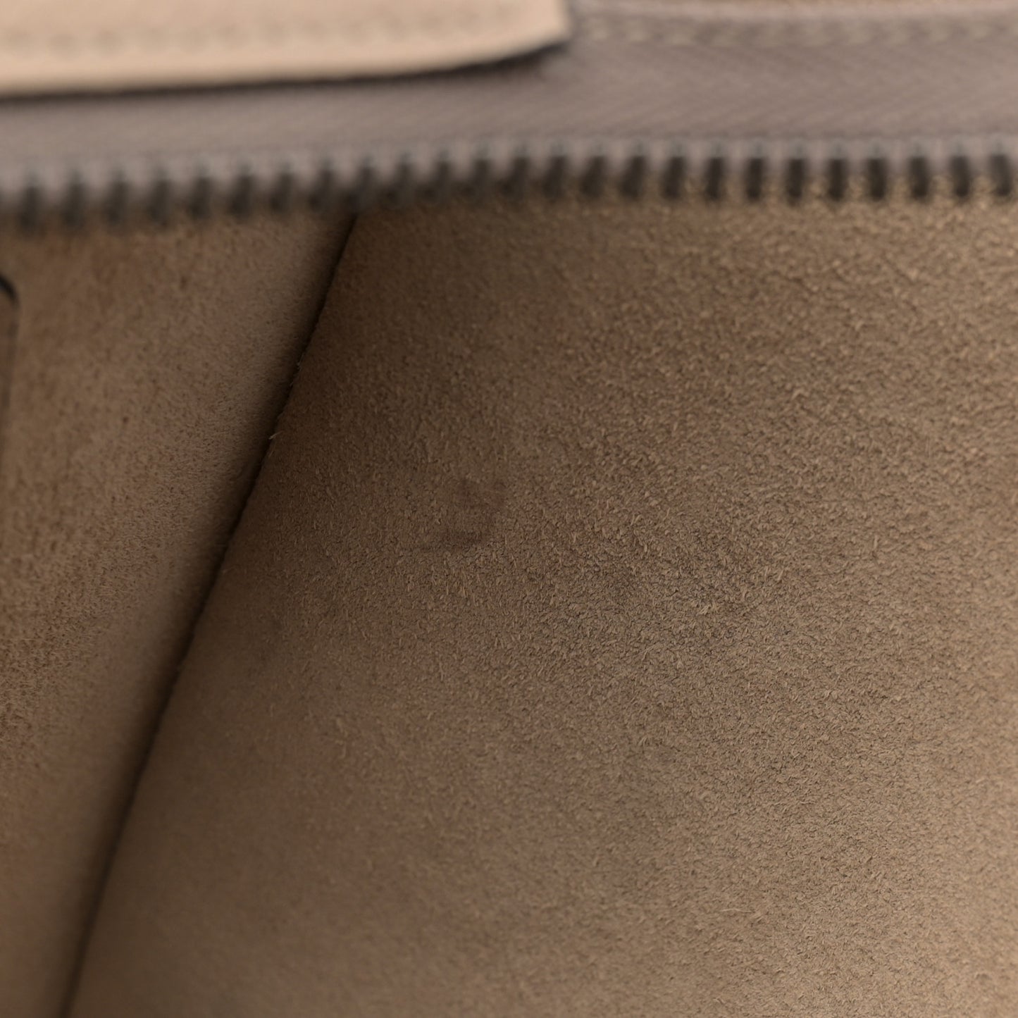 Drummed Calfskin Mini Luggage Dune