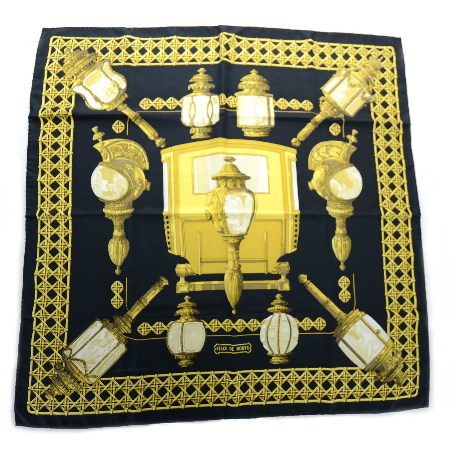 Silk Feux de Route Scarf 90