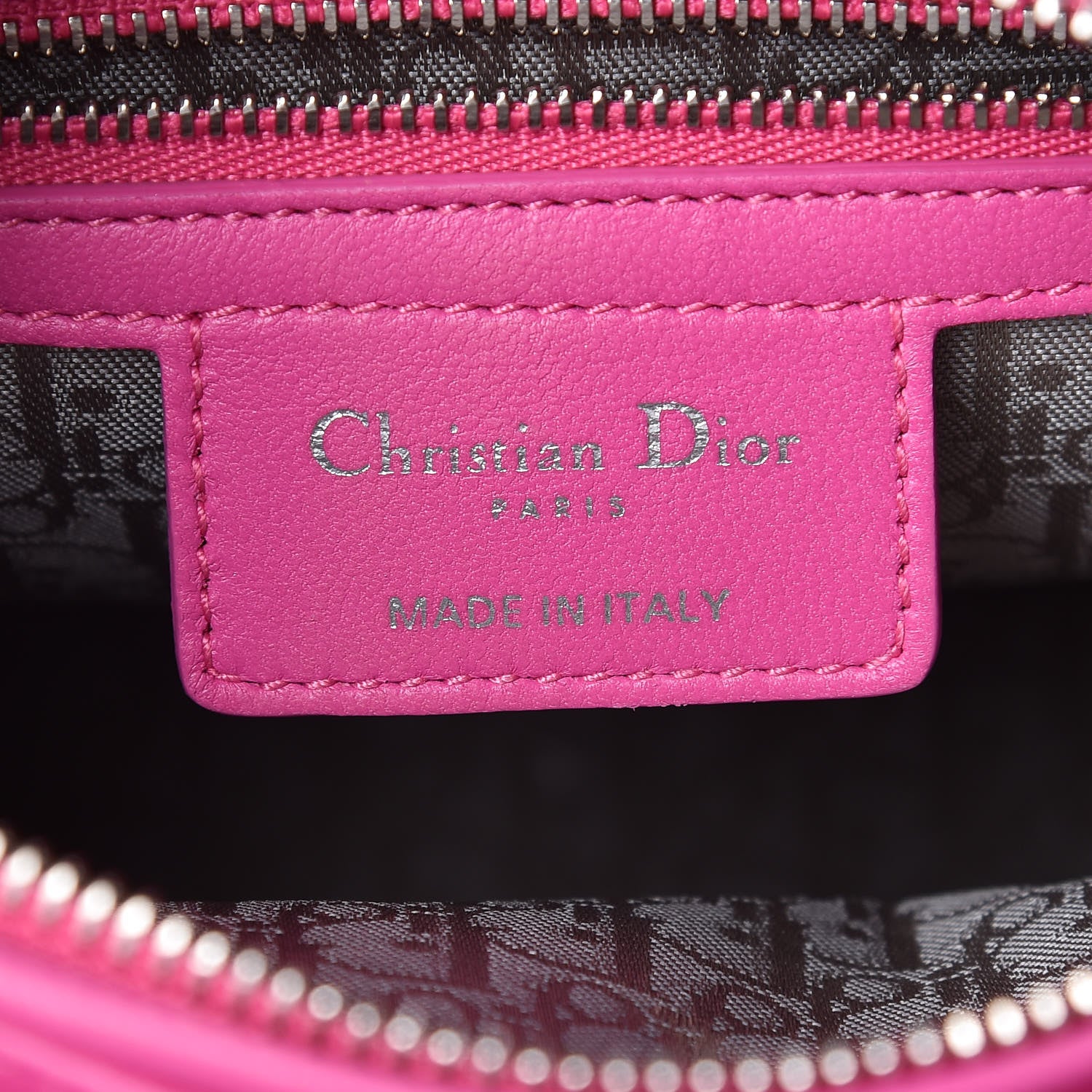 Christian Dior Lambskin Cannage Medium Lady Dior Pink 6 of 9