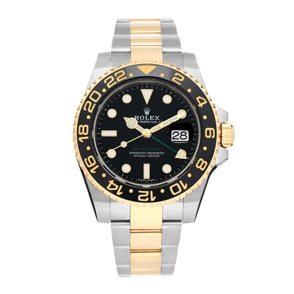 Rolex Stainless Steel 18K Yellow Gold 40mm GMT-Master II Oyster Perpetual Date Watch 116713LN 1 of 5