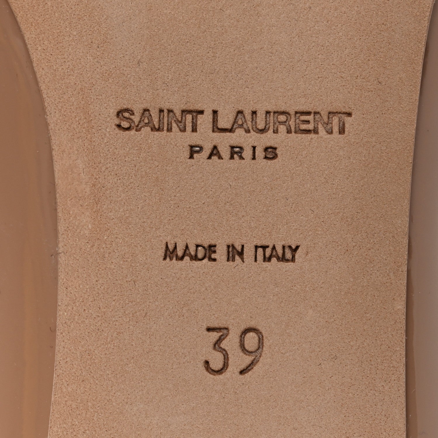Saint Laurent Patent Anja 85 Pumps 39 Nude 6 of 9
