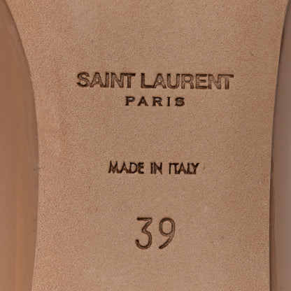 Saint Laurent Patent Anja 85 Pumps 39 Nude 6 of 9