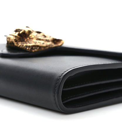 Gucci Calfskin Animalier Chain Wallet Black 8 of 11