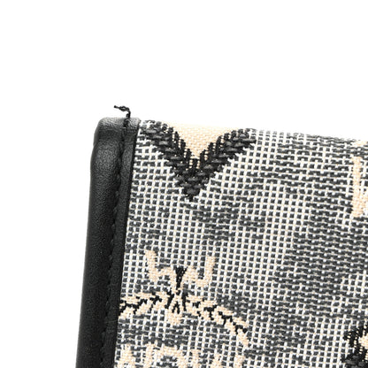 MCM Nappa Jacquard Monogram Large Tote Grey 12 of 13