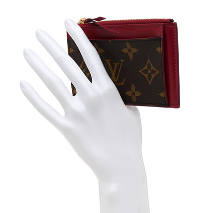 Louis Vuitton Monogram Zipped Card Holder Fuchsia 2 of 8