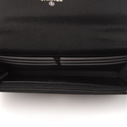 Chanel Caviar Quilted My Everything Wallet On Chain WOC Black 8 of 25