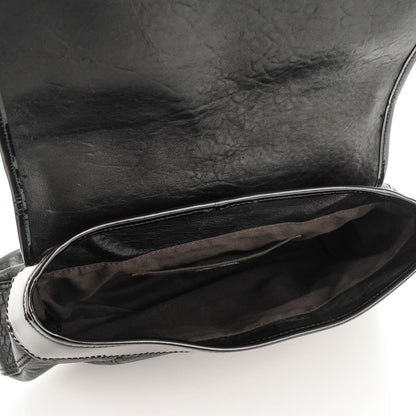 Fendi Nappa Patent B Bag Black 5 of 7