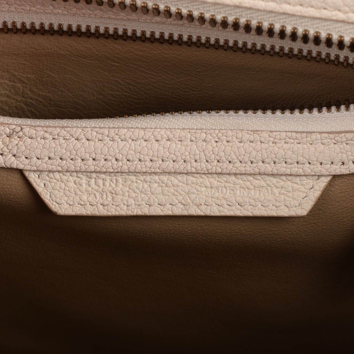 Goatskin Micro Luggage White