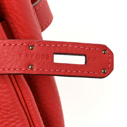 Hermes Togo BIRKIN 35 Rouge Pivoine 7 of 11