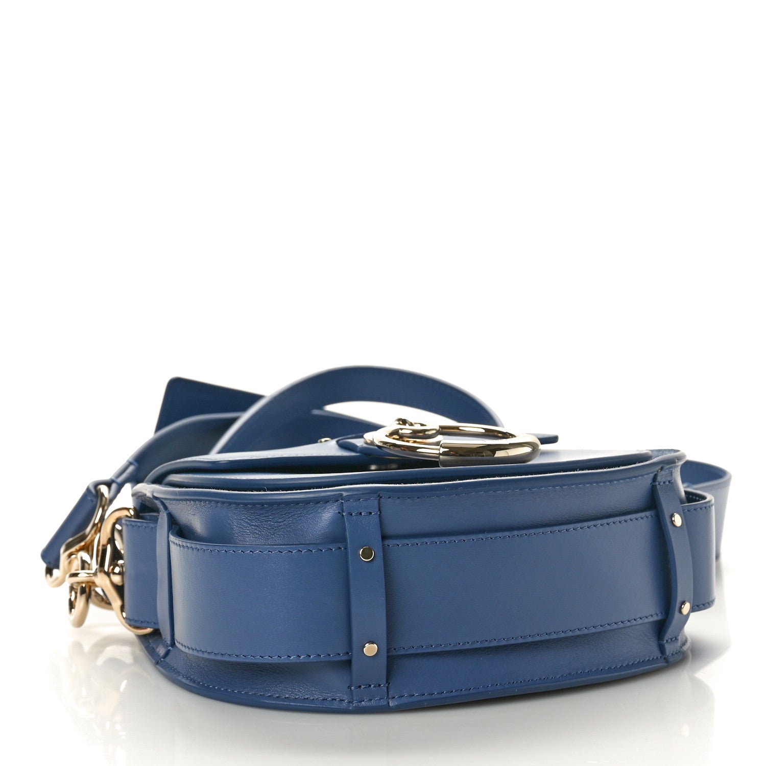 Chloe Calfskin Small Tess Bag Deep Ocean Blue 4 of 9