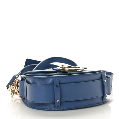 Chloe Calfskin Small Tess Bag Deep Ocean Blue 4 of 9