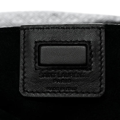 Saint Laurent Calfskin Monogram Deli Paper Bag Vintage Black 6 of 7